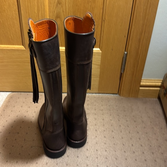 Penelope Chilvers Tall Tassel Boot Conker Brown Leather EU 38 / US 7 - Picture 4 of 6